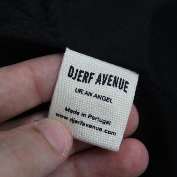 Djerf Avenue Blazer Women Small Forever Grey Two Button Oversized Academia Work - Picture 10 of 16